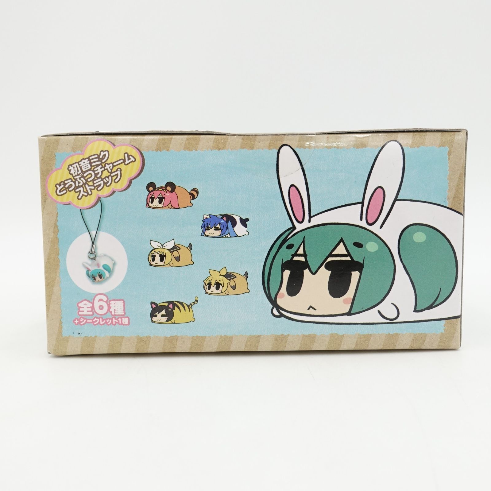 新品未開封】 初音ミク どうぶつチャームストラップ1BOX8個入り