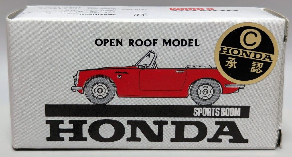 トミー トミカ日本製/イケダ特注 HONDA S800 オープンルーフ