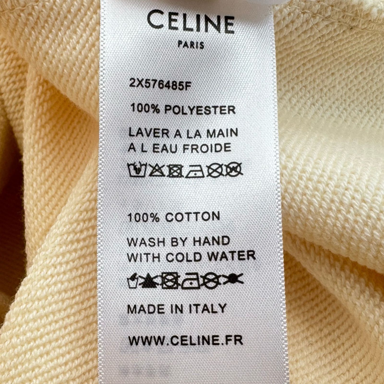 CELINE セリーヌ トレーナー クリーム レディース アンカー