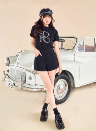 Darich ダーリッチ ビジューDRニット レディース トップス 半袖 Darich ダーリッチ ビジューDRニット レディース トップス