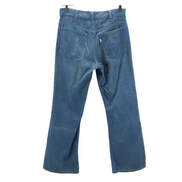 リーバイス 70s 684 ブーツカット コーデュロイパンツ w30 ブルー系 