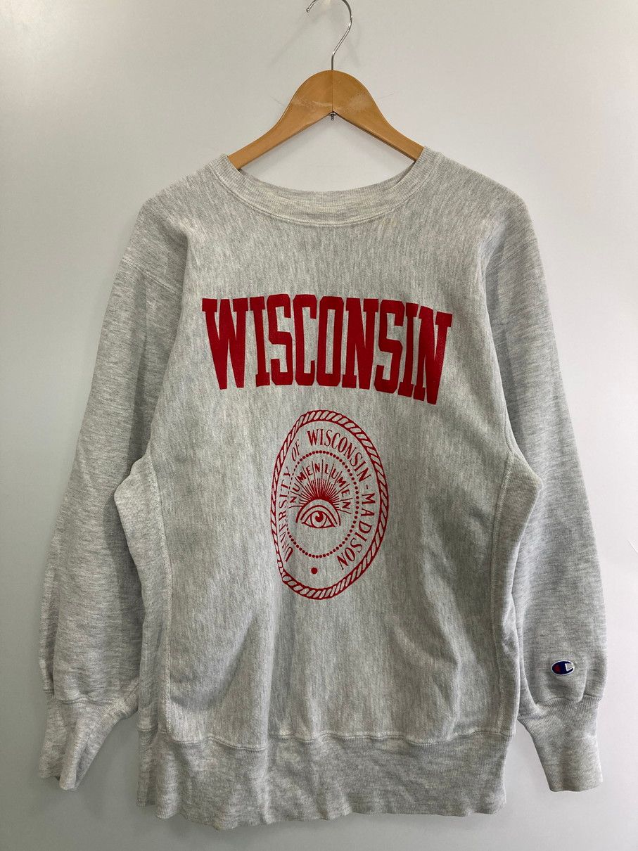 90s USA チャンピオン リバースウィーブ スウェットシャツ サイズXL ヴィンテージ 90s USA製 チャンピオン リバースウィーブ ５段プリント