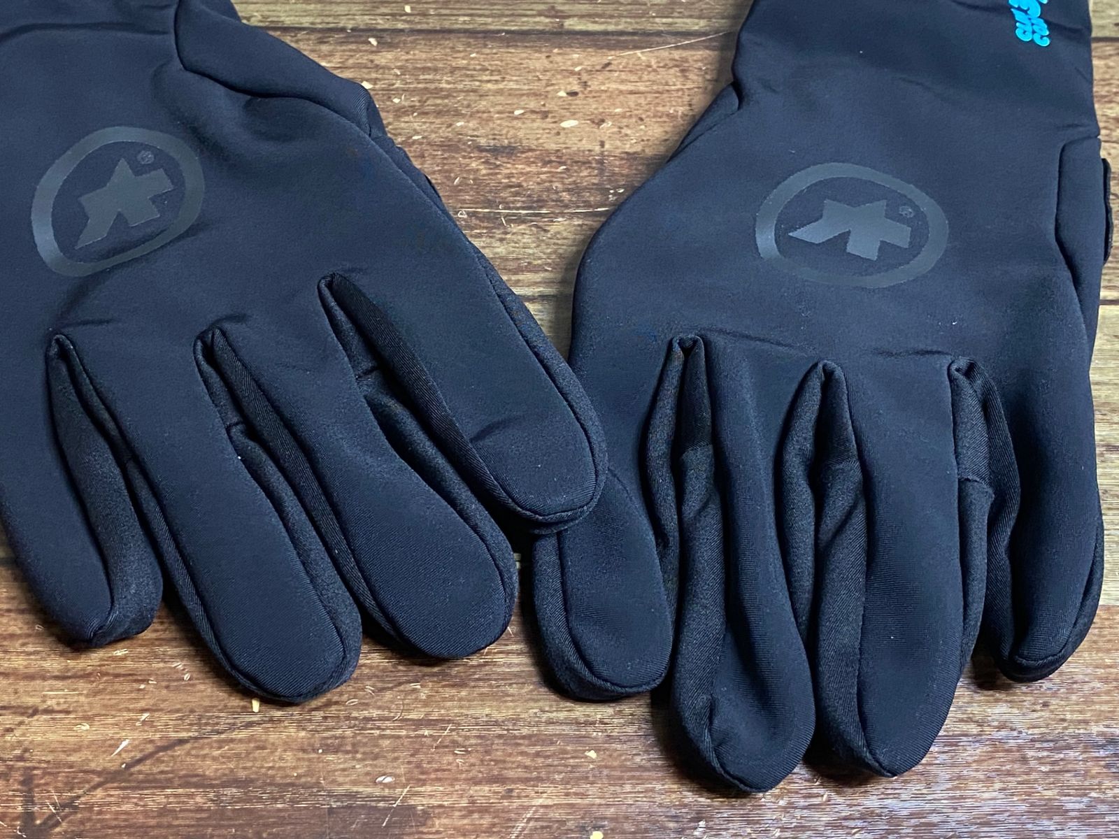 JF824 アソス assos WINTER GLOVES EVO 長指 グローブ 黒 M 裏起毛 BRIGHTFACE_UK