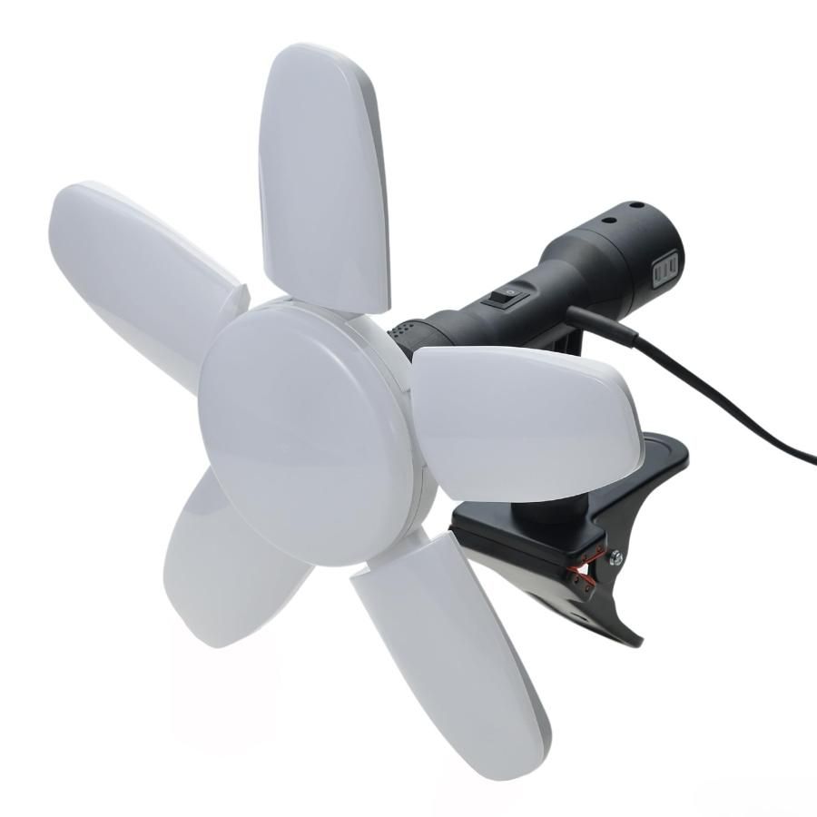 〓儀 Takagi EARTH MAN LED クリップライト SAKUTO 70W CLT-70SLD 270度回転連結コンセント付き 屋内用
