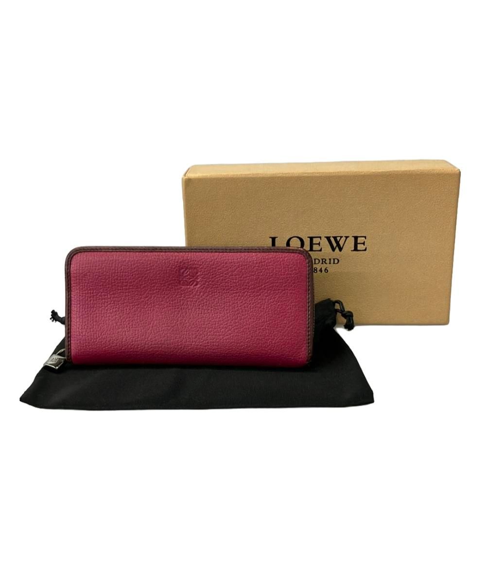 ロエベ ラウンドファスナー長財布 レディース LOEWE