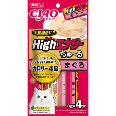 同梱不可 48個セット いなばペットフード CIAOHighEnergyちゅーる まぐろ8g×4P