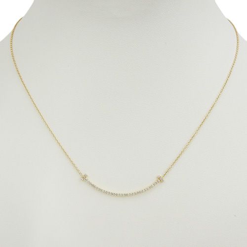 TIFFANY&Co.(ティファニー) Tスマイル ダイヤモンド ネックレス  