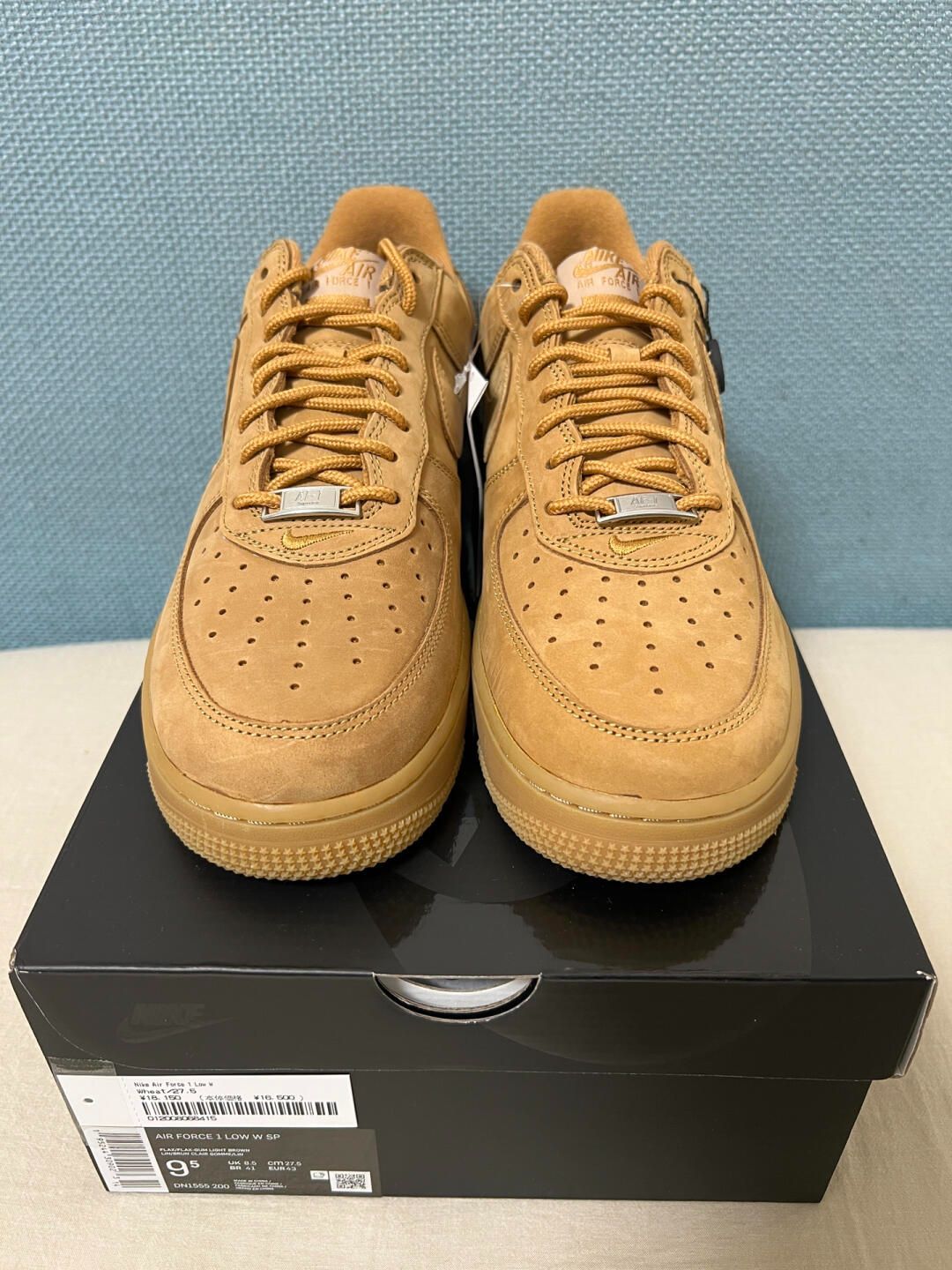 値下げします 新品 Supreme x NIKE Air Force 1 Low "FLAX/FLAX-GUM LIGHT BROWN" AF1 DN1555-200