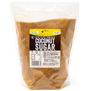 5営業日で発送 シェフズチョイス オーガニック ココナッツシュガー 1kg 有機JAS BRC Kosher Organic Coconut Sugar W3T1K 入数 12