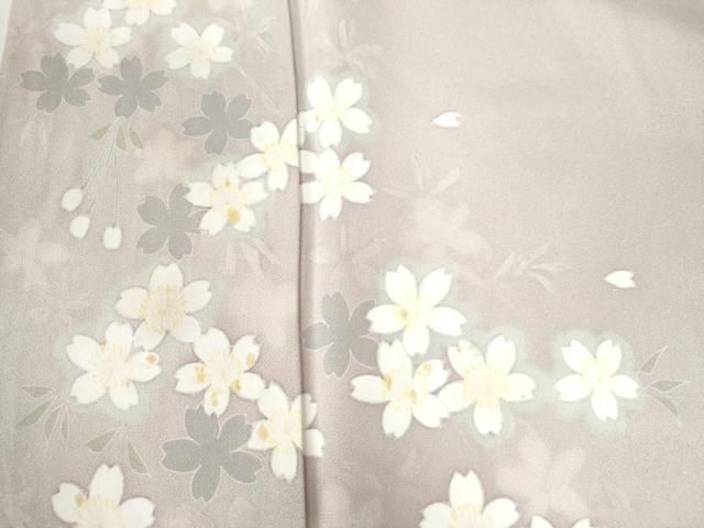 平和屋着物○訪問着 作家物 渡り橋舞桜文 正絹 逸品 CAAW8488yc - メルカリ