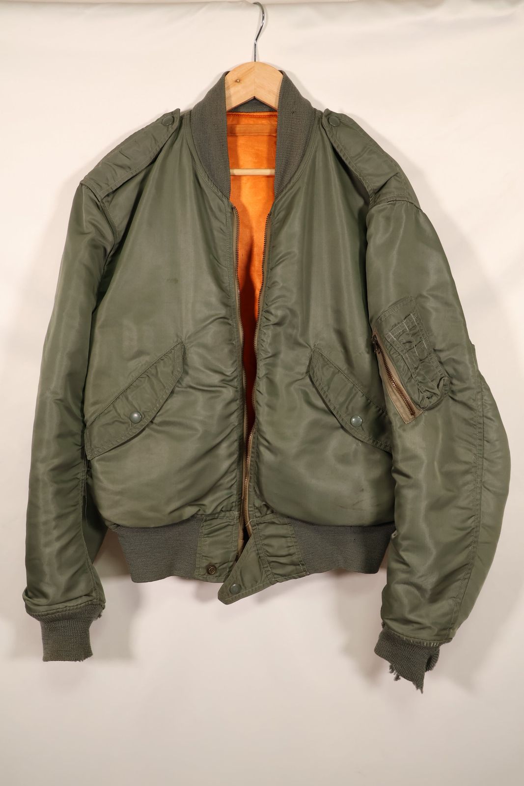 実物 1960年代初期 USAF L2-B フライトジャケット リブ破損あり