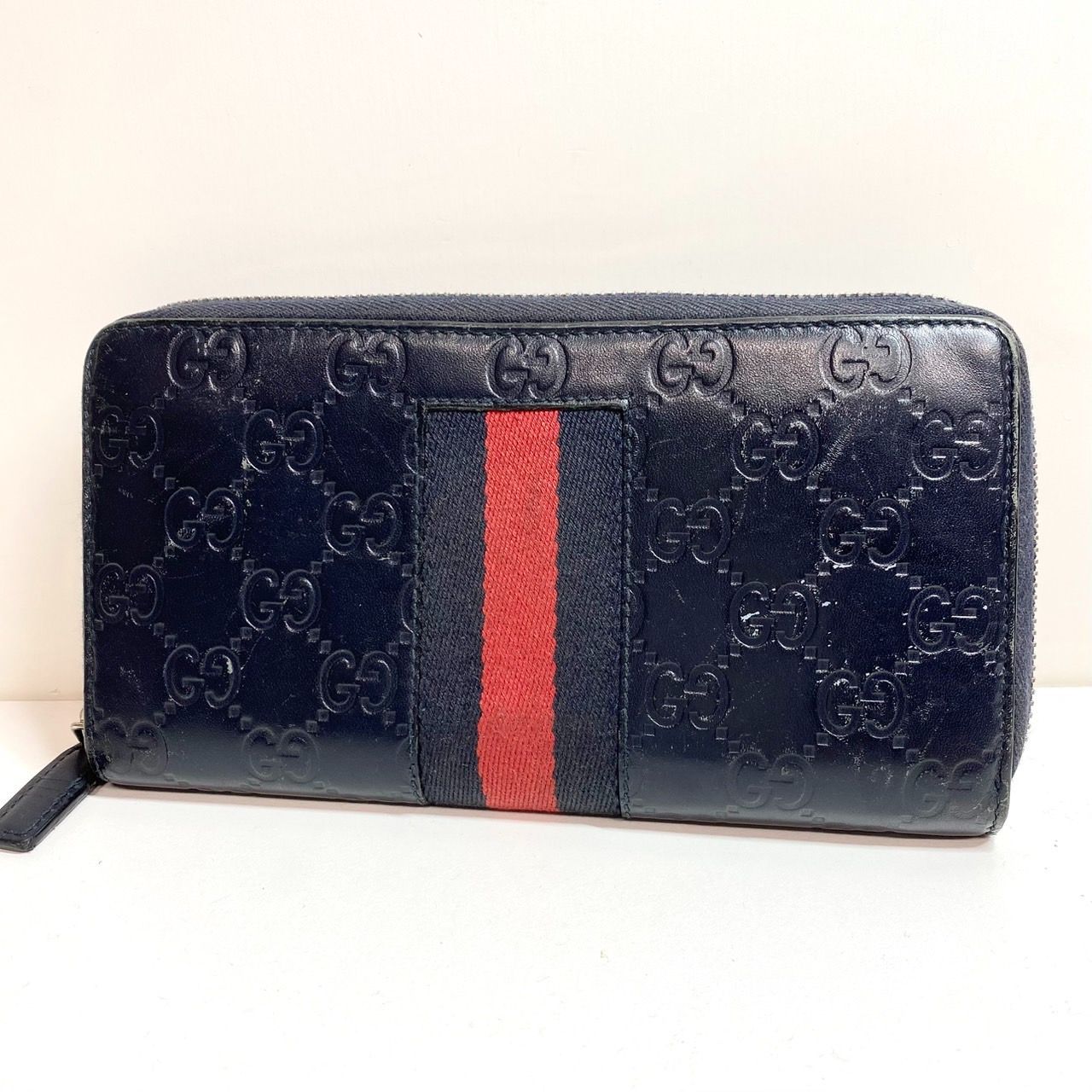 週末セール‼️未使用！グッチ ジップアラウンド ウォレット 408831 楽天市場】【財布】GUCCI グッチ ウェブ GGスプリーム ジップ