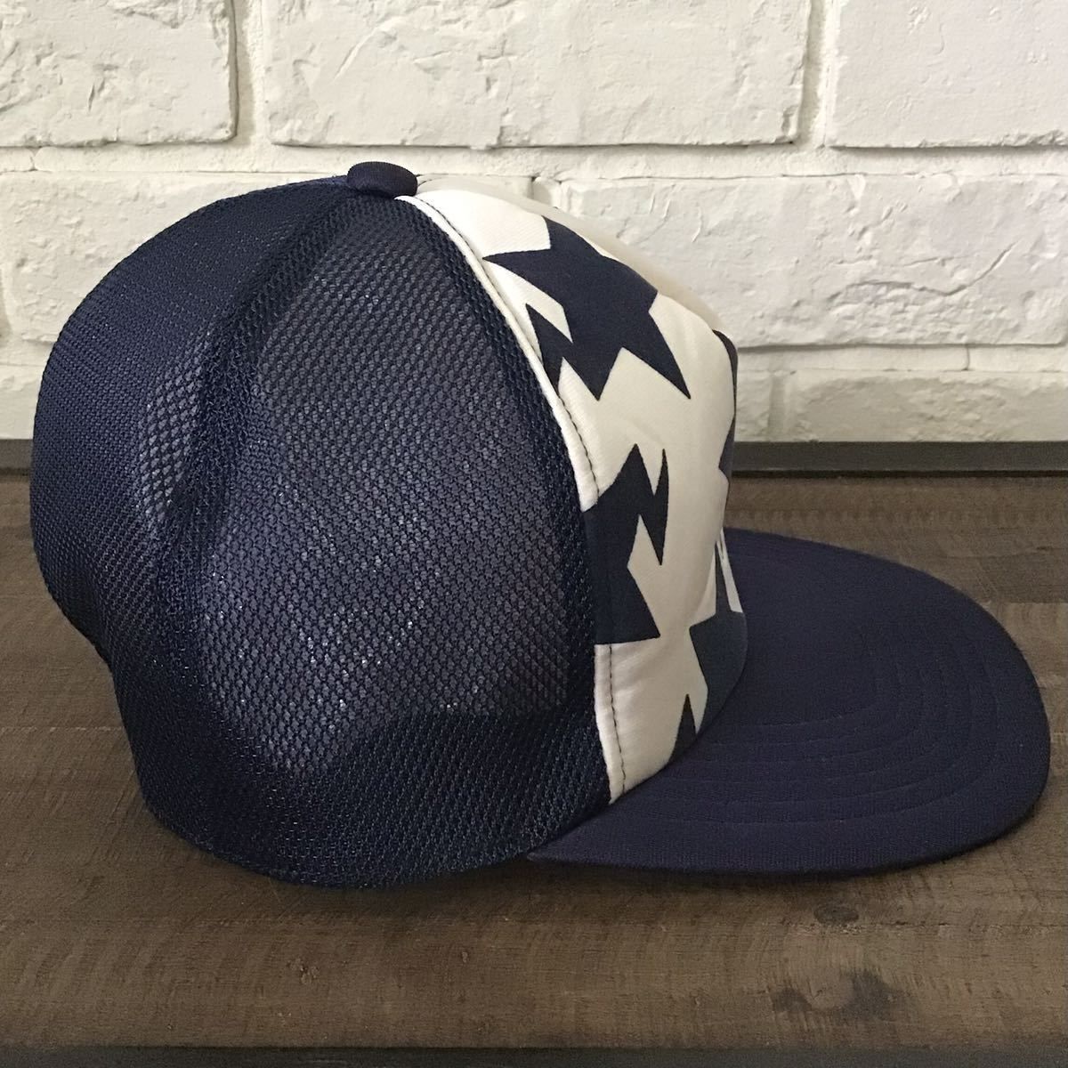 Bape sta 帽子　メッシュキャップ紺色 A BATHING APE｜BAPE STA MESH CAP | Rakuten Fashion(楽天