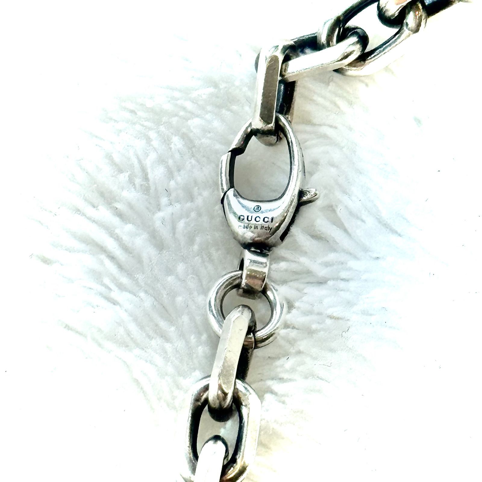 美品】GUCCI グッチ ブレスレット インターロッキングG シルバー925 