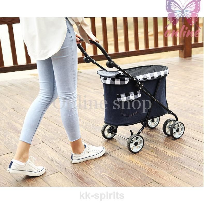 ４輪 折りたたみ FCZY 犬 猫 ネコ ドックカート ペットバギー 軽量 スリム 小さめ コンパクト かわいい WWW_GEBZETESISAT_COM_TR