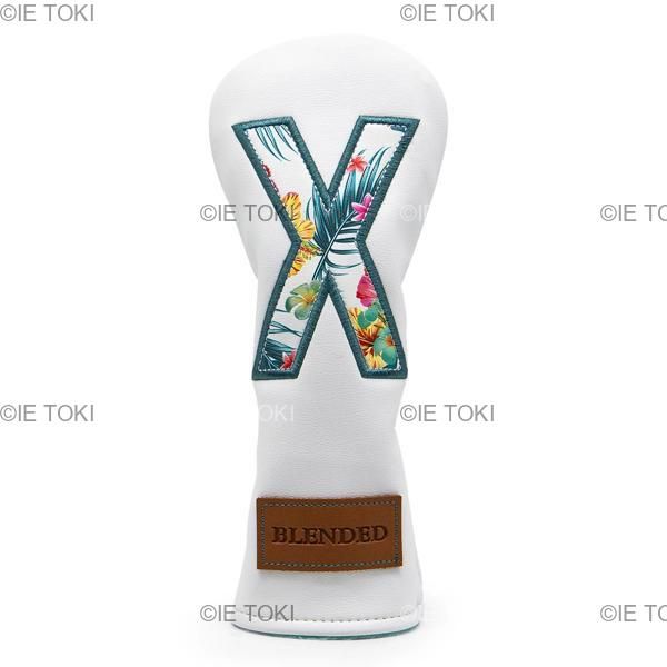 ホワイトプレミアムレザーゴルフカバー ドライバー 木製カバー