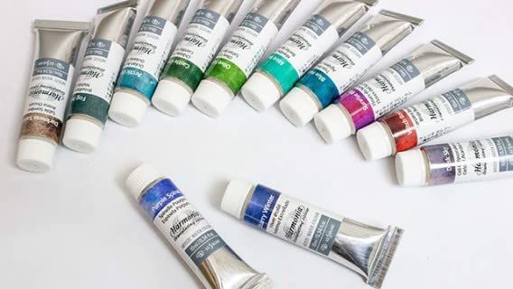 10ml 4号 12色セット ハルモニア 透明水彩絵具 クサカベ KUSAKABE