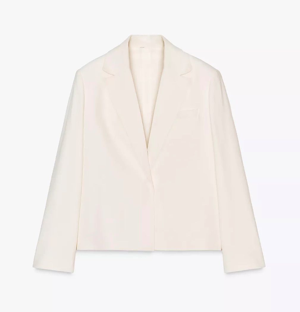 レディース 新品未使用ZARA(ザラ)ホワイトステッチジャケット