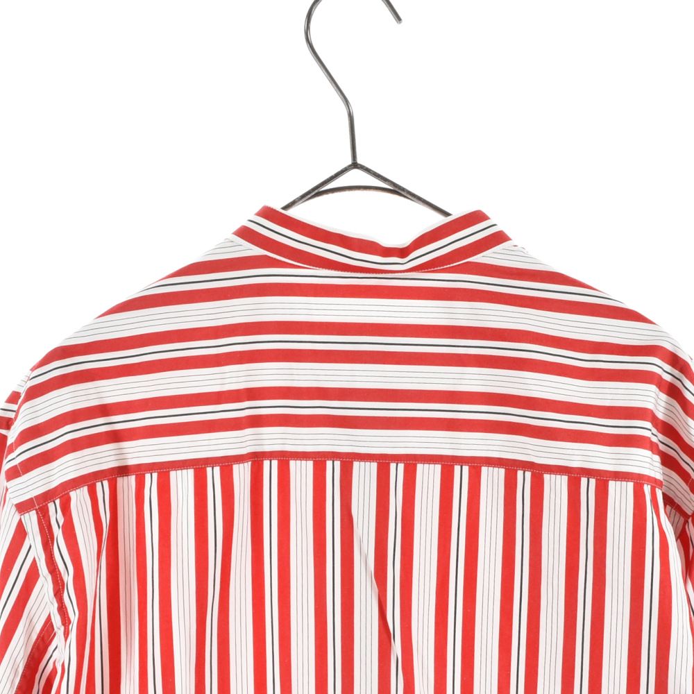 JIL SANDER ジルサンダー マンダリンカラー ストライプ ノーカラー S JIL SANDER ジルサンダー マンダリンカラー ストライプ ノーカラー S