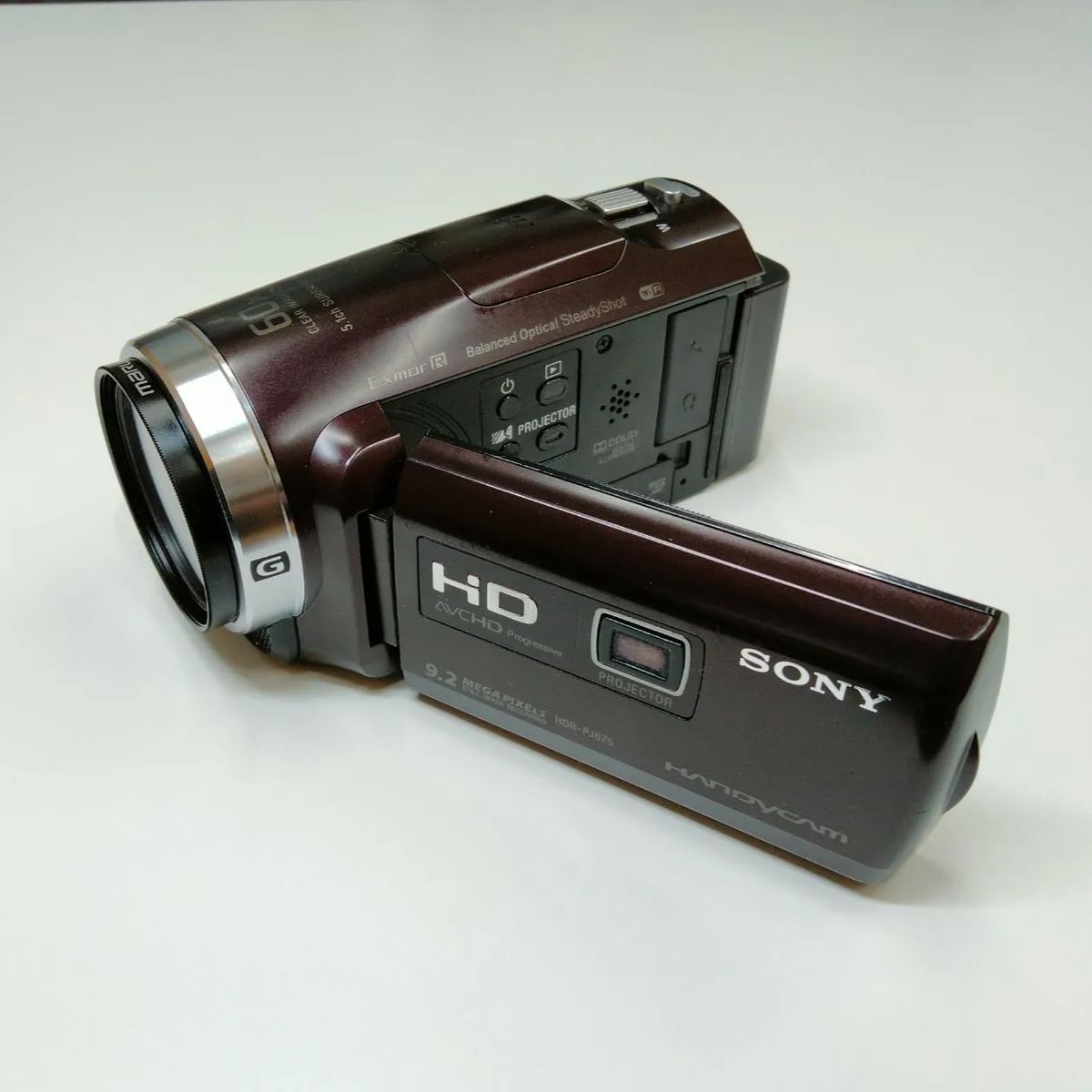 完動品】ソニー SONY ビデオカメラ Handycam 光学30倍 内蔵メモリー32GB ボルドーブラウン HDR-PJ675 （SNA） -  メルカリ