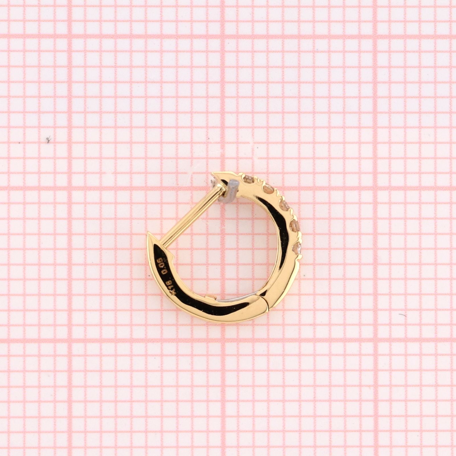 参考定価53,680円！》 K18 ゴールド ダイヤモンド 0.10ct セット 
