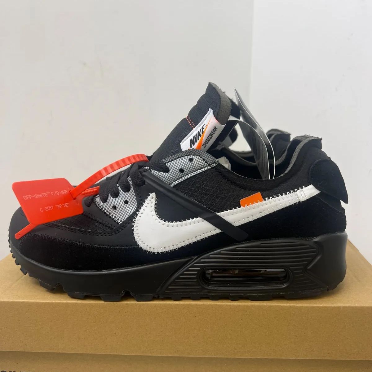 OFF-WHITE × NIKE AIR MAX 90 BLACK/CORN オフホワイト×ナイキ エアマックス90 ブラック/コーン