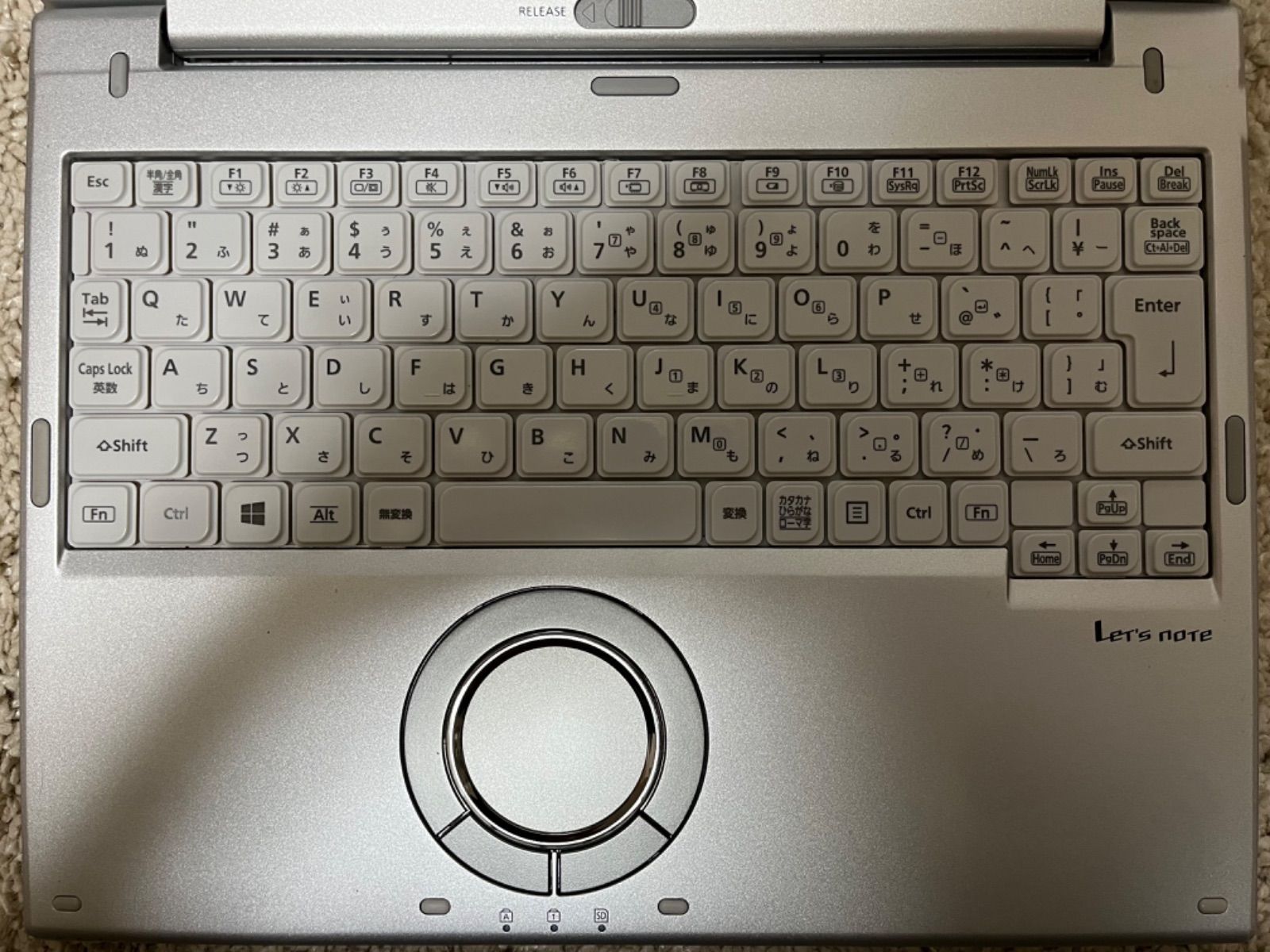 良品/AC付き】Panasonic Let's note CF-XZ6 Windows11 SSD256GB メモリ