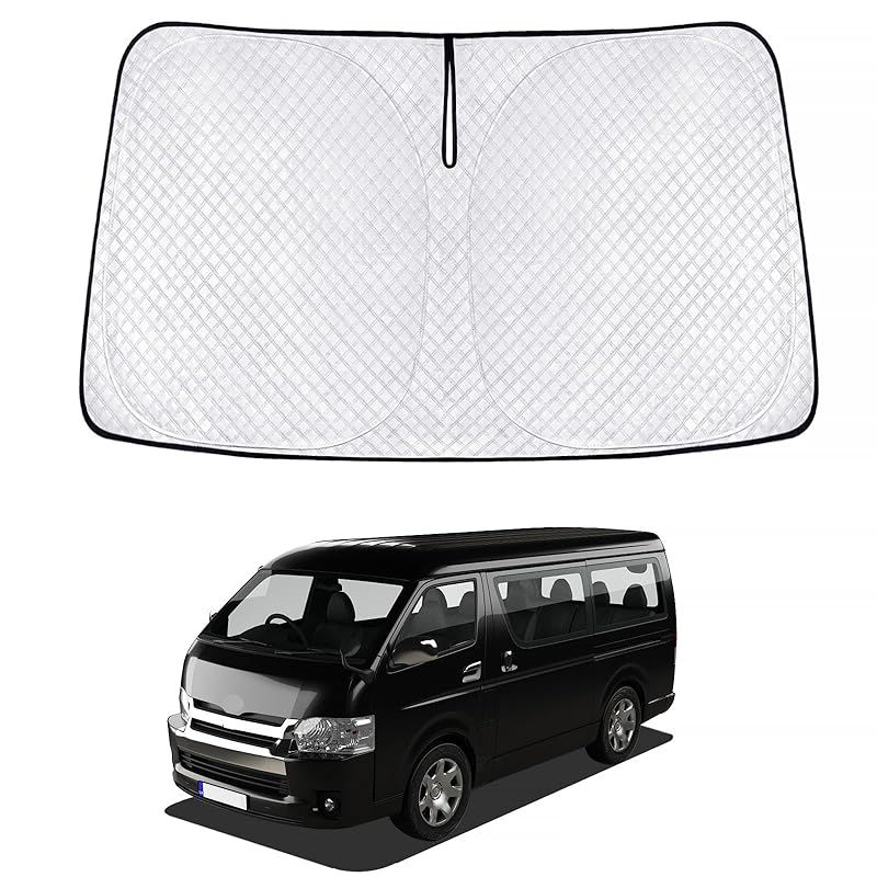 標準ボディ用 ハイエース 200系 遮光サンシェード 車中泊 仮眠 8枚 4層構造 ハイエース200系 標準ボディ サンシェード 「予約」▽トヨタ