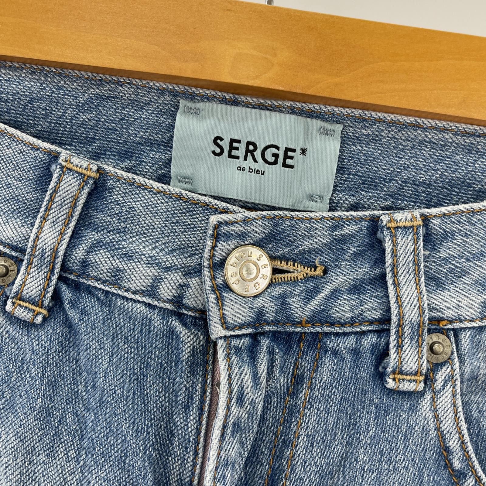 SERGE de bleuサージデニムパンツ size24/ライトブルー - メルカリ