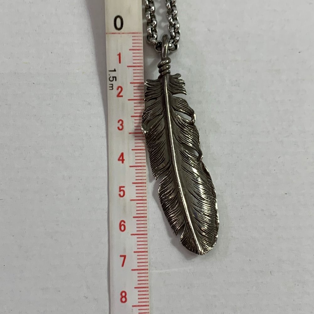 04w3347▽※【中古】SAAD サード フェザートップ ネックレス
