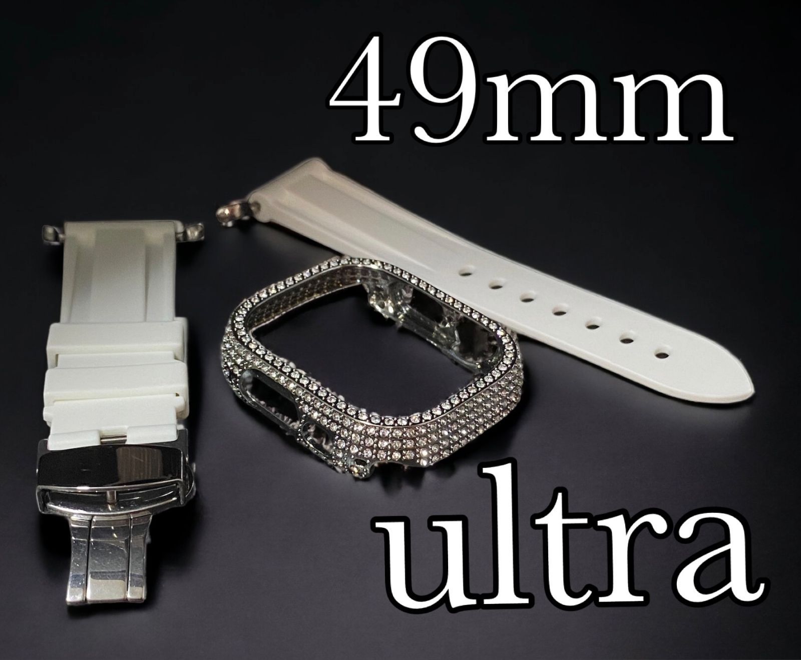 ultra用 49mm アップルウォッチ ケースカバーApple Watch. :eight