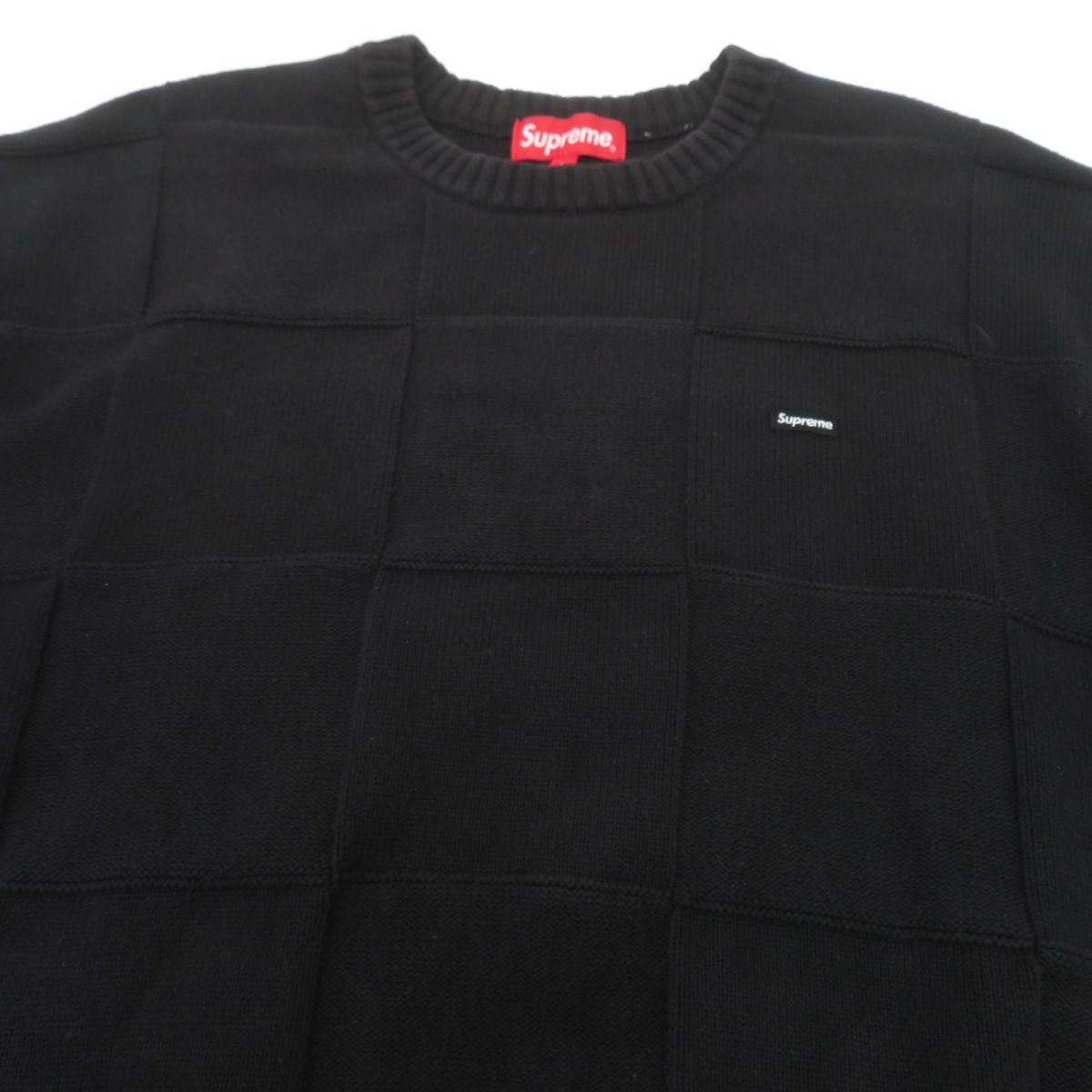 Supreme チェッカーボード ニットセーター L Supreme】 Tonal Checkerboard Small Box Sweater (Supreme