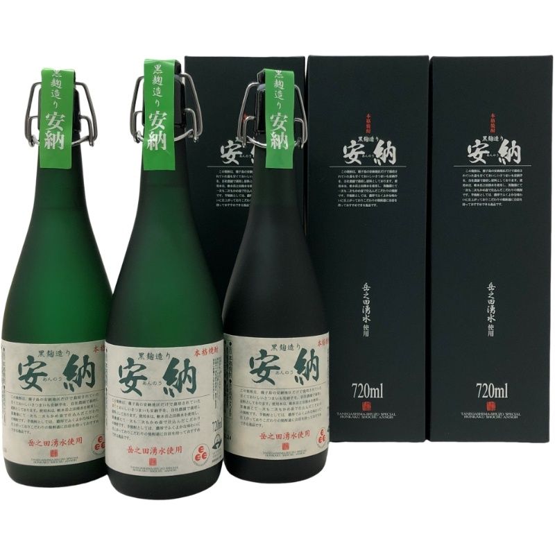安納 焼酎 720ml 25% 4本 夢尽蔵安納-720ml - 種子島酒造
