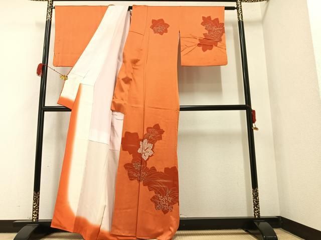 平和屋着物□上質な小紋 絞り 宝尽くし 金彩 正絹 逸品 AAAX9070ph