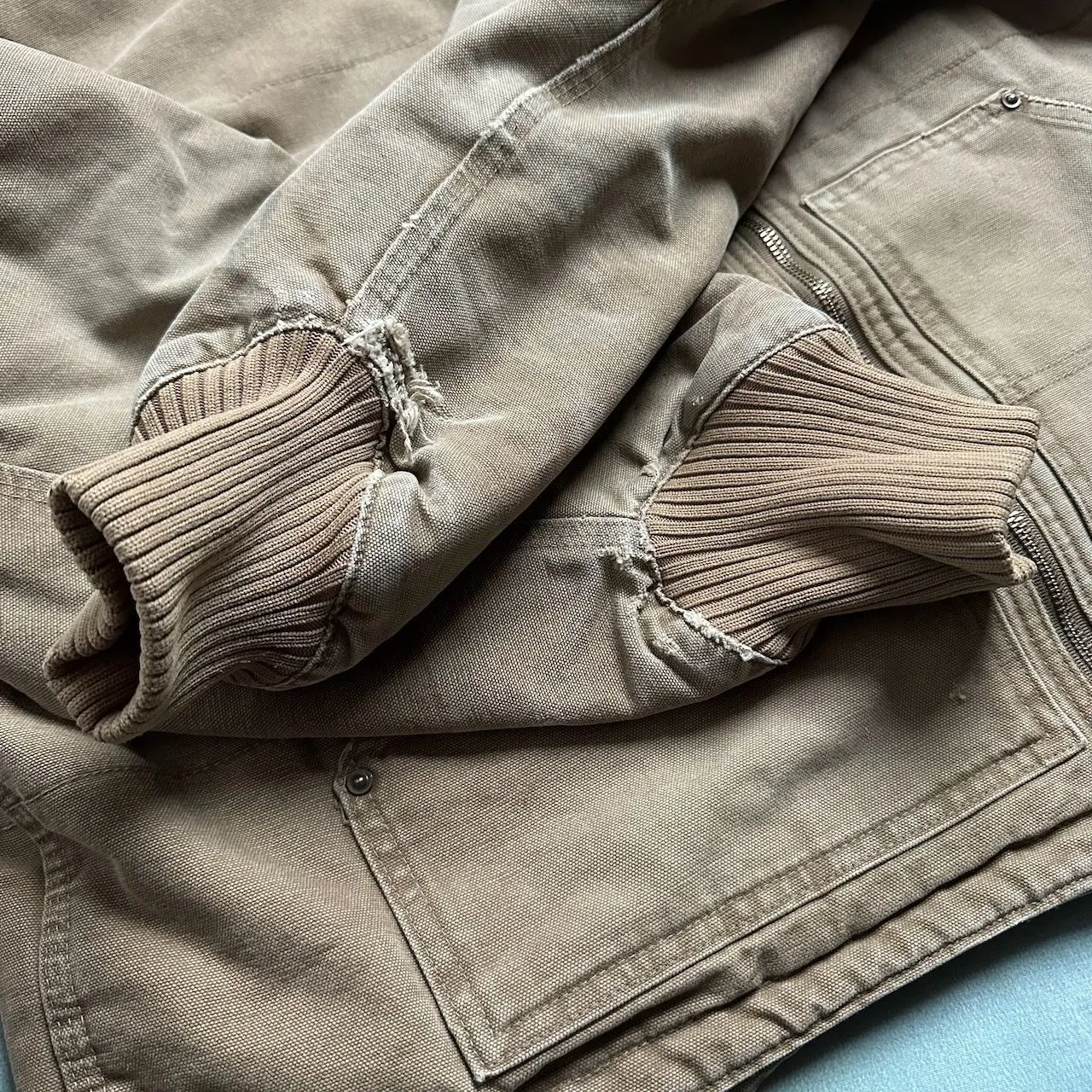Carhartt カーハート ダック地 ワークジャケット ブラウン 2XL