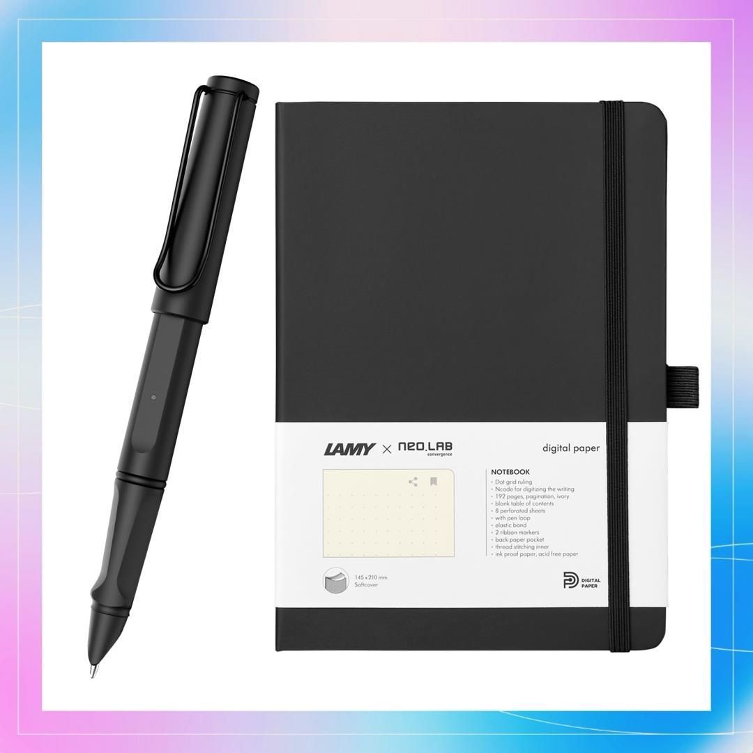 2.ペン+ノート(LAMY特別パッケージ)】 【LAMY × Neo smartpen】〈書いてデジタル〉LAMY safari all black  ncode ラミー サファリ オールブラック エヌコード スマートペン スマホと即連動 [ラミーデジタルペー - メルカリ