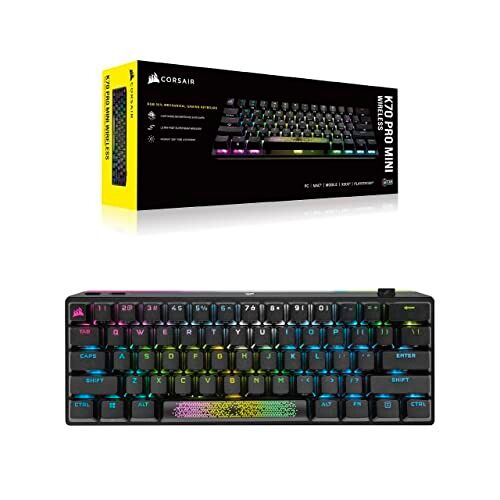 CORSAIR USB-A K70 PRO MINI RGB 60% ワイヤレスゲーミングキーボード