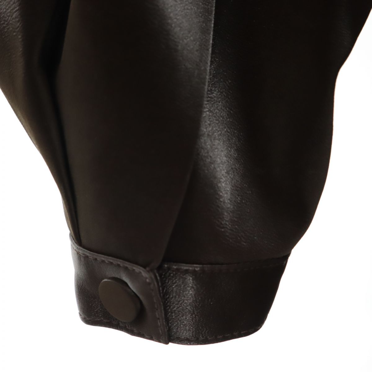 アイレネ フェイク レザーコート 36 ブラウン系 IRENE ジャケット