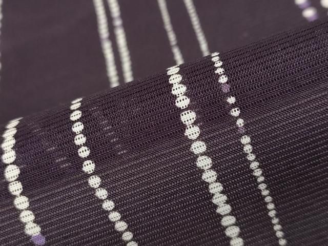 平和屋着物＊夏物 小紋 絽 花菱文 洗える着物 AABB8655st