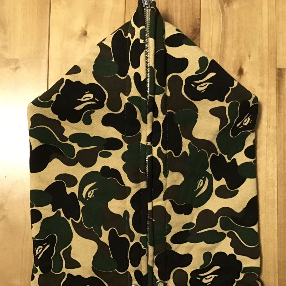 BAPE camo フルジップ パーカー Mサイズ a bathing ape full zip  