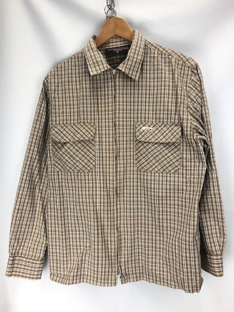 90年代 Vans ジップアップ チェックジャケット サイズM 06070911 01