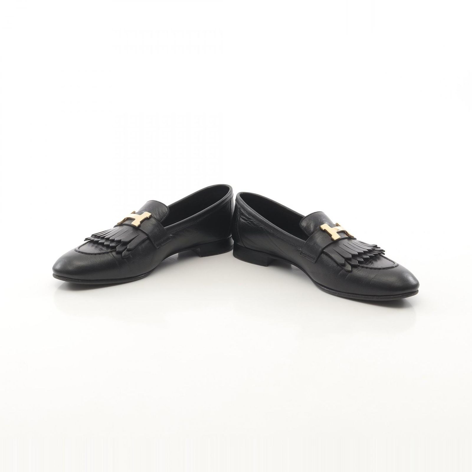 エルメス HERMES ローファー ロワイヤル ブラック レザー モカシン