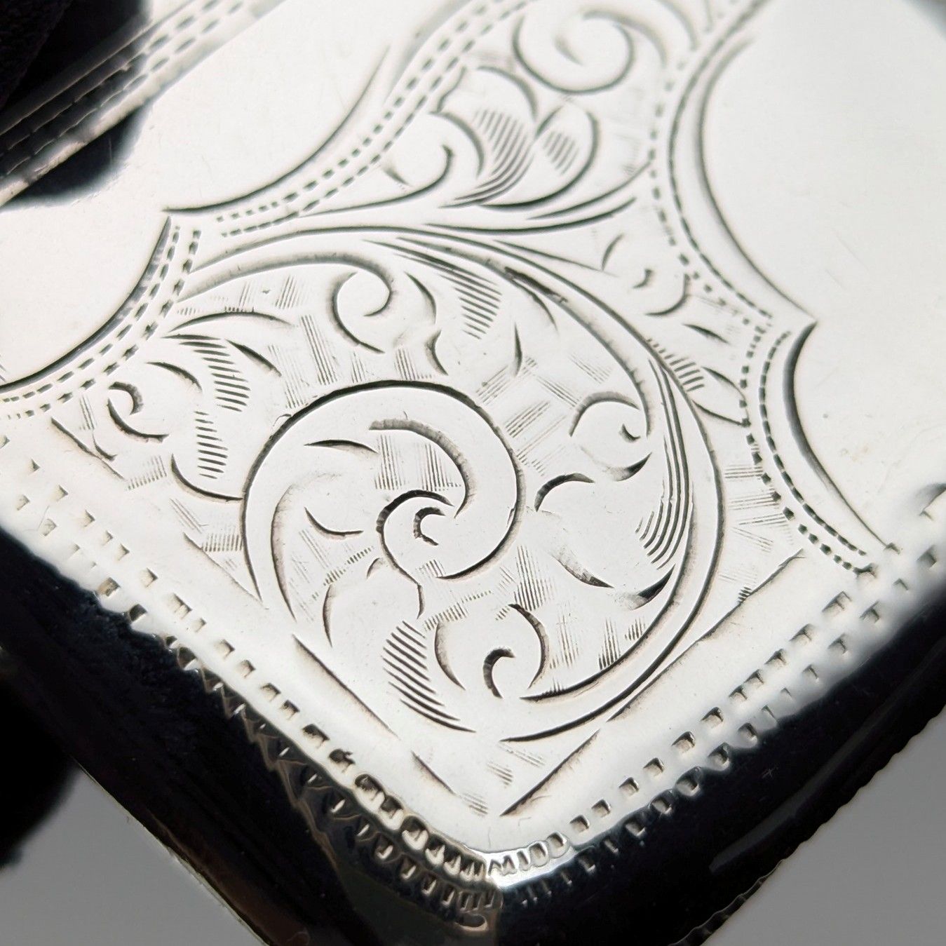 1907年 英国アンティーク 純銀製 ヴェスタケース 31g マッチケース