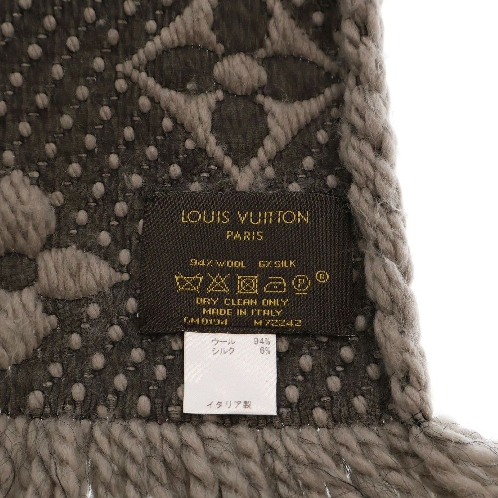 LOUIS VUITTON ベージュ マフラー PARISロゴ LOUIS VUITTON ルイ