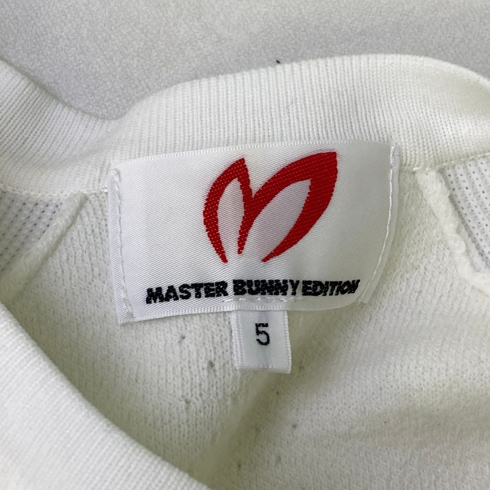 サイズ：5 MASTER BUNNY EDITION マスターバニーエディション  ニット セーター  ホワイト系 [240101465123] ゴルフウェア メンズ ストスト MASTER BUNNY EDITION マスターバニーエディション ニット