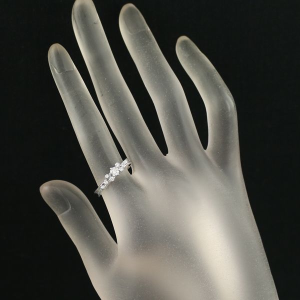 岩倉康二 リング ダイヤ ダイヤモンド 0.15ct/0.13ct 艶消し 12