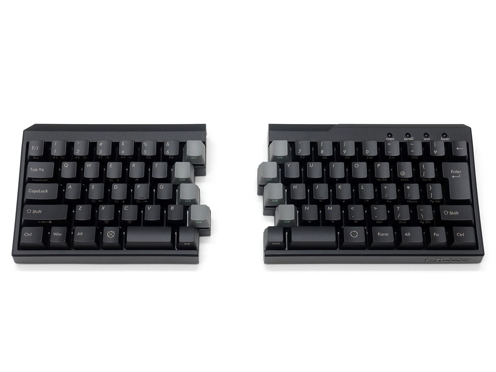 FILCO Majestouch Xacro M10SP 左右分離型 日本語配列 76キー CHERRY MX 赤軸 プログラミング対応 マクロ専用キー10個搭載 赤キーロック3個付 ブラック FKBXS76MRL/NB-RKL