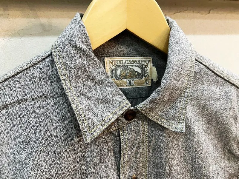 W39☆FREEWHEELERS/フリーホイーラーズ Neal Cassady ニールキャサディ 30′s STYLE WORK SHIRTS  シャンブレーシャツ メンズ サイズ15☆|mercariメルカリ官方指定廠商|Bibian比比昂代買代購