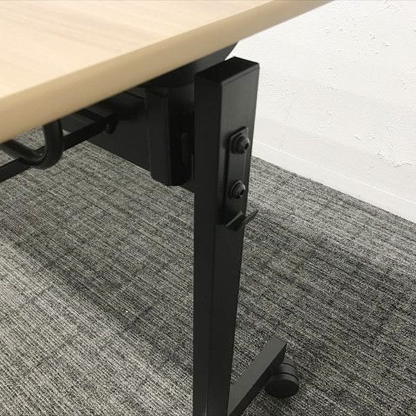 感動的な 会議テーブル フラップ式 幕板無 ナチュラル 全商品業界最安値に挑戦！