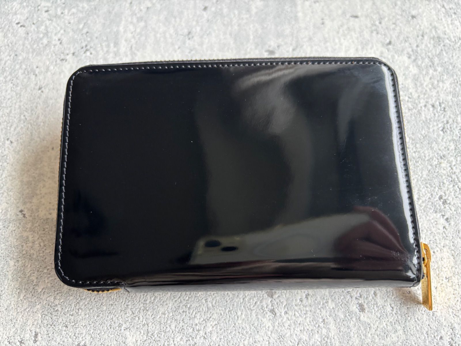 CELINE パンテントのブラック長財布 美品！セリーヌ トリオンフ カーフ